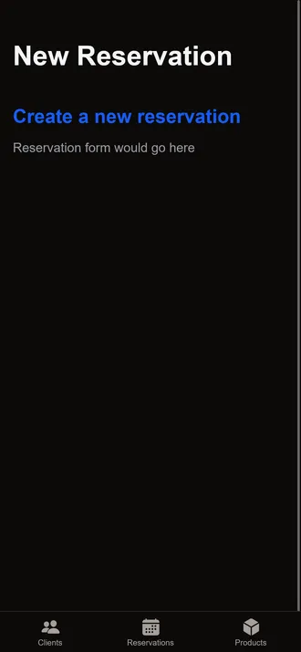 Formulario de reserva