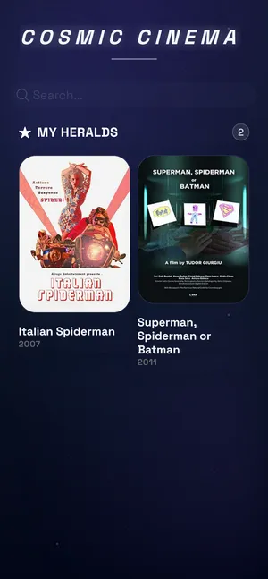 Pantalla principal con favoritos